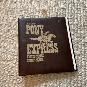 Scott, Pony Express Postage stamp album for USA stamps,